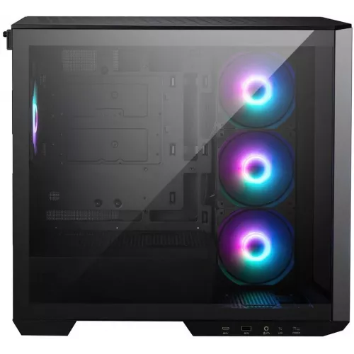 Корпус MSI MAG PANO M100R PZ черный без БП mATX 3x120mm 4x140mm 1xUSB3.1 audio CardReader AirDuct bott PSU