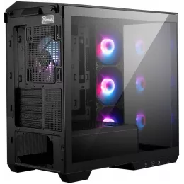 Корпус MSI MAG PANO M100R PZ черный без БП mATX 3x120mm 4x140mm 1xUSB3.1 audio CardReader AirDuct bott PSU