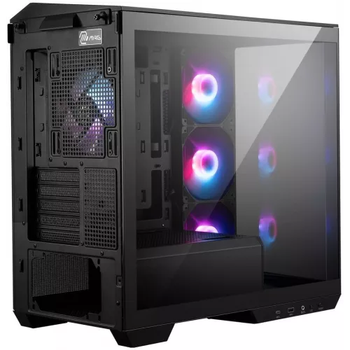Корпус MSI MAG PANO M100R PZ черный без БП mATX 3x120mm 4x140mm 1xUSB3.1 audio CardReader AirDuct bott PSU