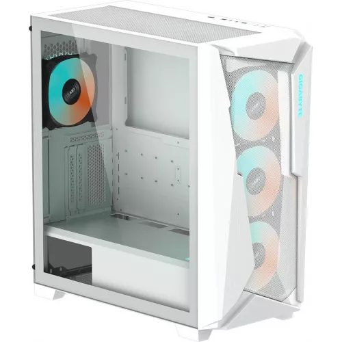 Корпус Gigabyte GB-C301GW белый без БП ATX 3x120mm 5x140mm 2xUSB3.0 audio bott PSU