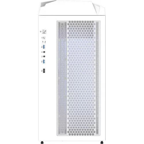 Корпус Gigabyte GB-C301GW белый без БП ATX 3x120mm 5x140mm 2xUSB3.0 audio bott PSU