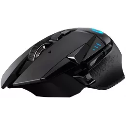 Мышь Logitech G502 Lightspeed черный оптическая 25600dpi беспров. USB 9but (910-005571)