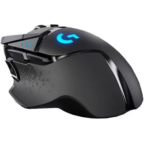 Мышь Logitech G502 Lightspeed черный оптическая 25600dpi беспров. USB 9but (910-005571)