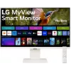 Монитор LG 31.5" MyView 32SR83U-W белый IPS LED 16:9 HDMI M/M матовая HAS 400cd 178гр/178гр 3840x2160 60Hz UHD USB 7.7кг