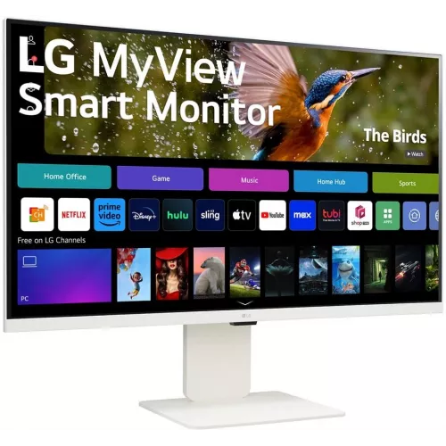 Монитор LG 31.5" MyView 32SR83U-W белый IPS LED 16:9 HDMI M/M матовая HAS 400cd 178гр/178гр 3840x2160 60Hz UHD USB 7.7кг
