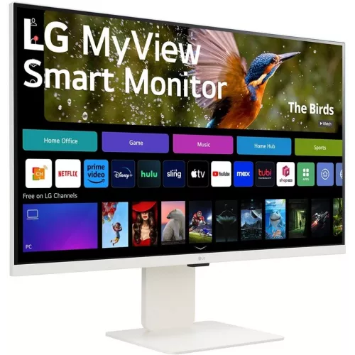 Монитор LG 31.5" MyView 32SR83U-W белый IPS LED 16:9 HDMI M/M матовая HAS 400cd 178гр/178гр 3840x2160 60Hz UHD USB 7.7кг