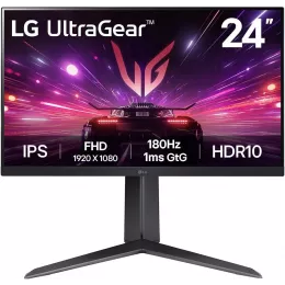 Монитор LG 23.8" UltraGear 24GS65F-B черный IPS LED 16:9 HDMI матовая HAS 300cd 178гр/178гр 1920x1080 180Hz G-Sync FreeSync DP FHD 5.4кг