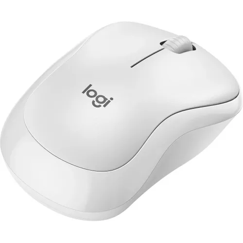 Мышь Logitech Silent M220 белый оптическая 1000dpi silent беспров. USB 2but (910-006508)