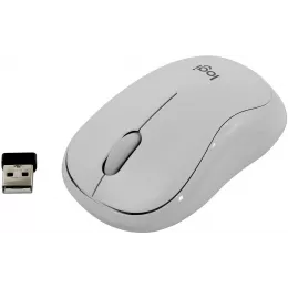 Мышь Logitech Silent M220 белый оптическая 1000dpi silent беспров. USB 2but (910-006508)