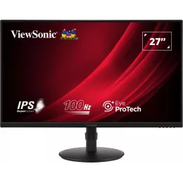 Монитор ViewSonic 27" VA2708-HDJ черный IPS LED 16:9 HDMI матовая HAS Piv 250cd 178гр/178гр 1920x1080 100Hz VGA DP FHD 6.1кг