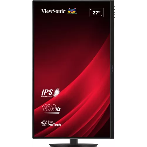 Монитор ViewSonic 27" VA2708-HDJ черный IPS LED 16:9 HDMI матовая HAS Piv 250cd 178гр/178гр 1920x1080 100Hz VGA DP FHD 6.1кг