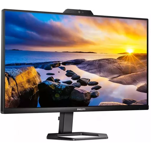 Монитор Philips 23.8" 24E1N5300HE черный IPS LED 1ms 16:9 HDMI M/M Cam матовая HAS Piv 300cd 178гр/178гр 1920x1080 75Hz FreeSync DP FHD USB 4.37кг