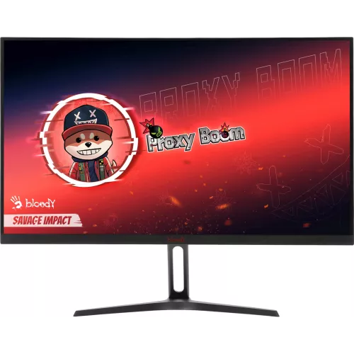 Монитор Bloody 23.8" MN240F черный IPS LED 1ms 16:9 HDMI M/M матовая 280cd 178гр/178гр 1920x1080 180Hz G-Sync DP FHD 2.9кг
