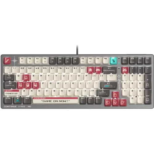 Клавиатура A4Tech S98 Pixels механическая серый/бежевый USB for gamer LED (S98) кабель 1.8м