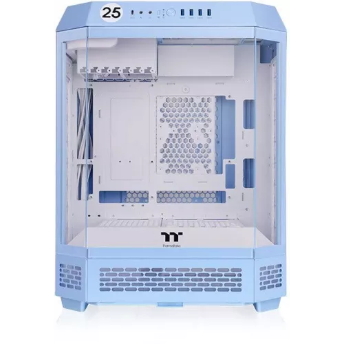 Корпус Thermaltake The Tower 600 Hydrangea голубой без БП ATX 13x120mm 9x140mm 4xUSB3.0 audio bott PSU