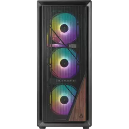 Корпус Azza Forest черный без БП ATX 4x120mm 4x140mm 2xUSB3.0 audio bott PSU