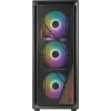 Корпус Azza Forest черный без БП ATX 4x120mm 4x140mm 2xUSB3.0 audio bott PSU