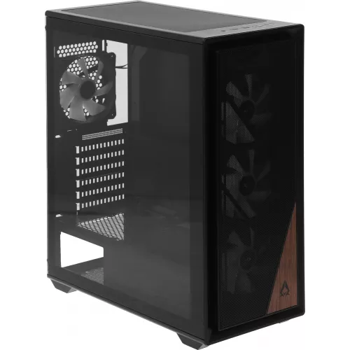 Корпус Azza Forest черный без БП ATX 4x120mm 4x140mm 2xUSB3.0 audio bott PSU