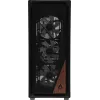 Корпус Azza Forest черный без БП ATX 4x120mm 4x140mm 2xUSB3.0 audio bott PSU