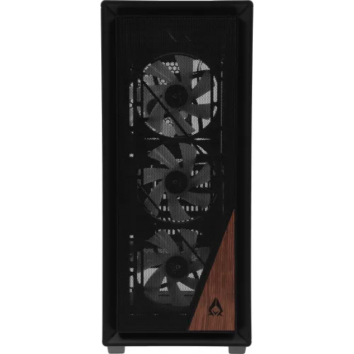 Корпус Azza Forest черный без БП ATX 4x120mm 4x140mm 2xUSB3.0 audio bott PSU