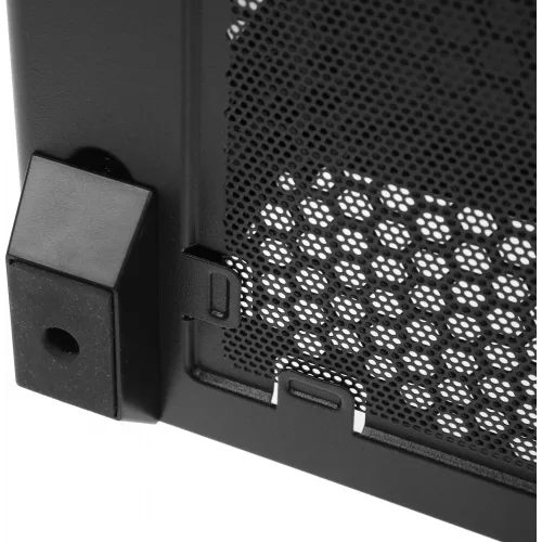 Корпус Azza Forest черный без БП ATX 4x120mm 4x140mm 2xUSB3.0 audio bott PSU