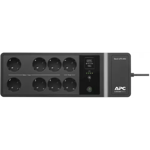 Источник бесперебойного питания APC Back-UPS BE850G2-GR 520Вт 850ВА черный