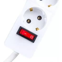 Сетевой фильтр PROconnect STANDARD 5м (4 розетки) белый (пакет ПЭ)