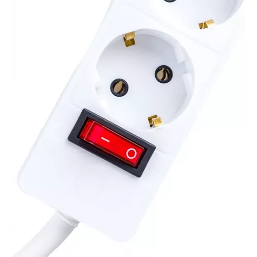 Сетевой фильтр PROconnect STANDARD 5м (4 розетки) белый (пакет ПЭ)