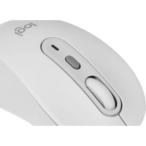 Мышь Logitech M750 белый оптическая 4000dpi беспров. BT/Radio USB 5but (910-006271)