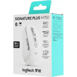 Мышь Logitech M750 белый оптическая 4000dpi беспров. BT/Radio USB 5but (910-006271)