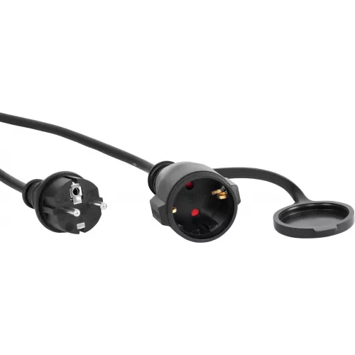 Сетевой удлинитель Buro BU-PS1.20/FRB-16 20м (1 розетка) черный (пакет ПЭ)