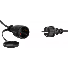 Сетевой удлинитель Buro BU-PS1.20/FRB-16 20м (1 розетка) черный (пакет ПЭ)