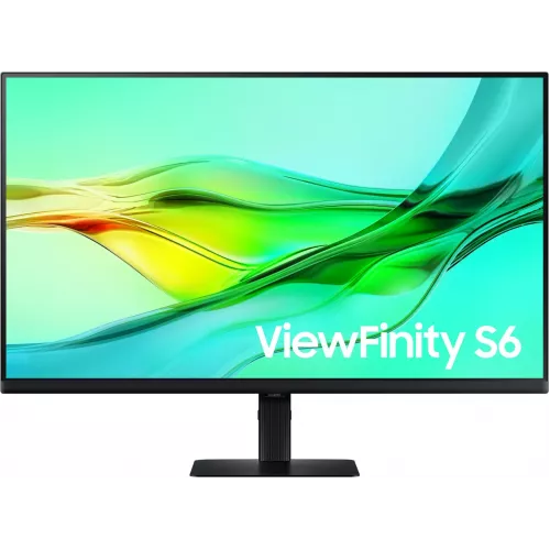 Монитор Samsung 32" ViewFinity S6 S32D604UAIXCI черный IPS LED 5ms 16:9 HDMI матовая HAS Piv 1000:1 350cd 178гр/178гр 2560x1440 100Hz DP 2K USB 7.2кг