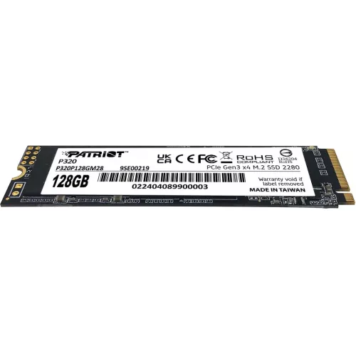 Накопитель SSD Patriot PCIe 3.0 x4 128GB P320P128GM28 P320 M.2 2280