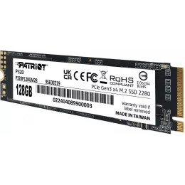 Накопитель SSD Patriot PCIe 3.0 x4 128GB P320P128GM28 P320 M.2 2280