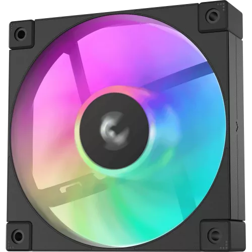 Вентилятор для корпуса Deepcool FD12 ARGB 120х120x25 черный 4-pin 26.9дБ (R-FD12-BKAPN1-G) Ret