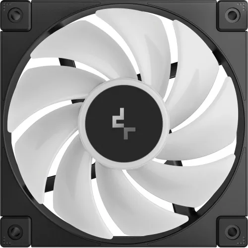 Вентилятор для корпуса Deepcool FD12 ARGB 120х120x25 черный 4-pin 26.9дБ (R-FD12-BKAPN1-G) Ret