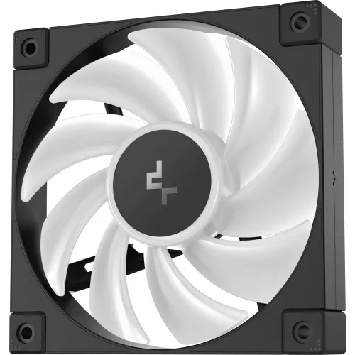 Вентилятор для корпуса Deepcool FD12 ARGB 120х120x25 черный 4-pin 26.9дБ (R-FD12-BKAPN1-G) Ret