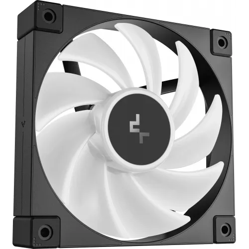 Вентилятор для корпуса Deepcool FD12 ARGB 120х120x25 черный 4-pin 26.9дБ (R-FD12-BKAPN1-G) Ret