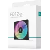 Вентилятор для корпуса Deepcool FD12 ARGB 120х120x25 черный 4-pin 26.9дБ (R-FD12-BKAPN1-G) Ret