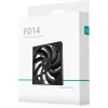 Вентилятор для корпуса Deepcool FD14 140х140x25 черный 4-pin 25.6дБ (R-FD14-BKNPN1-G) Ret