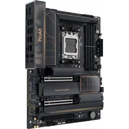 Материнская плата Asus PROART X870E-CREATOR WIFI Socket AM5 AMD X870E 4xDDR5 ATX AC`97 8ch(7.1) 1 x 10Gigabit + 1 x 2.5Gigabit RAID+HDMI+DP