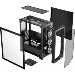 Корпус PcCooler C3D510 BK черный без БП ATX 8x120mm 5x140mm 2xUSB3.0 audio bott PSU