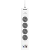 Сетевой фильтр Philips CHP8246WB/51 3м (4 розетки) белый (коробка)