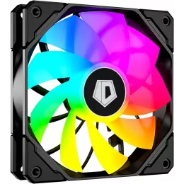 Вентилятор для корпуса ID-Cooling TF-12025 Pro Reverse ARGB 120х120x25 черный 4-pin 35.2дБ (TF-12025-PRO ARGB REVERSE) Ret