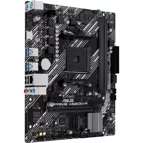 Материнская плата Asus PRIME A520M-R Soc-AM4 AMD A520 2xDDR4 mATX AC`97 8ch(7.1) GbLAN RAID+HDMI