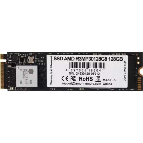 Накопитель SSD AMD PCIe 3.0 x4 128GB R3MP30128G8 Radeon M.2 2280
