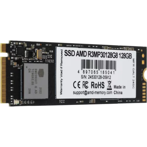 Накопитель SSD AMD PCIe 3.0 x4 128GB R3MP30128G8 Radeon M.2 2280