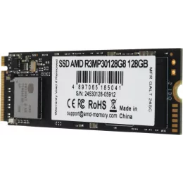 Накопитель SSD AMD PCIe 3.0 x4 128GB R3MP30128G8 Radeon M.2 2280