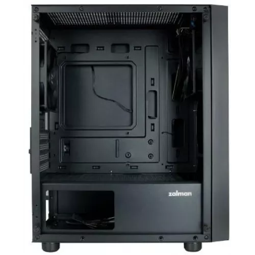 Корпус Zalman ZM-T3 Plus черный без БП mATX 2xUSB2.0 1xUSB3.0 audio front door bott PSU
